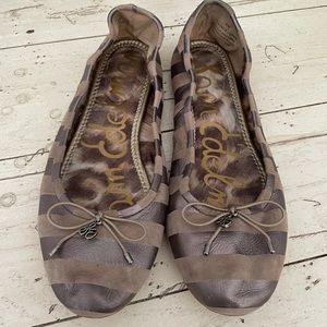Sam Edelman Felicia Striped Flats Size 9